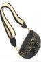 Hi Ho Silver Obsessed Stud Bag Black/ Gold- Cream/ Gold/ Black Strap