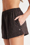 Nimble Essential Woven Short- Cacao Cheetah