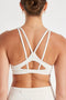 Nimble In Tempo Strappy Bra- Cloud