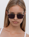 Lu Goldie Billie Sunglasses- Black