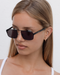 Lu Goldie Billie Sunglasses- Black