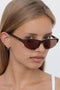 Lu Goldie Gia Sunglasses- Black Coffee