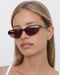 Lu Goldie Gia Sunglasses- Black Coffee