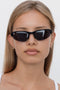 Lu Goldie Gia Sunglasses- Black