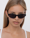 Lu Goldie Gia Sunglasses- Black