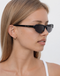 Lu Goldie Gia Sunglasses- Black