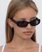 Lu Goldie Cali Sunglasses- Black