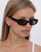 Lu Goldie Cali Sunglasses- Black