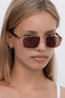 Lu Goldie Billie Sunglasses- Chestnut