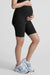 Beyond Yoga Cruiser Maternity Biker Short- Darkest Night