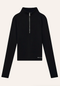 PE Nation Routine Quarter Zip LS- Black