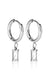 EVER Jewellery Luxe Silver Drop Earrings