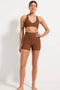 Nimble Sweat to Splash Crinkle Short 10cm- Fox Brown