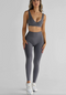 Leelo Active Sculpt Crop- Charcoal