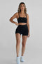 Leelo Active Infinity Crop- Black