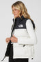 The North Face Women's 1996 Nuptse Vest- White/ Black