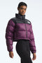 The North Face Women's Nuptse Short Jacket- Blackcurrant