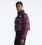 The North Face Women's Nuptse Short Jacket- Blackcurrant