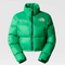 The North Face Women's Nuptse Short Jacket- Optic Emerald