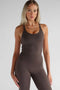 Leelo Active Sculpt Flow Tank- Dark Choc