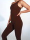 All With The Flow Mya Longsuit- Coffee