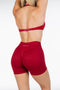 Kikiva Dynamic Bike Short- Cherry/ Royal Red