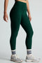 Beyond Yoga Caught In The Midi HW Legging- Dark Green Heather