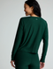 Beyond Yoga Daydreamer Pullover- Dark Green Heather