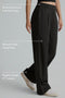 Beyond Yoga Status Wide Leg Trousers- Black