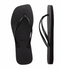 Havaianas Slim Square Thong- Solid Black