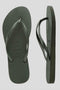 Havaianas Slim Thong- Metallic Green Olive