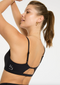 Nimble In Motion V Bralette- Black