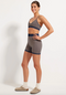 Nimble Mindful Knit Short 10cm- Navy/ Taupe