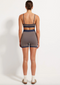 Nimble Mindful Knit Short 10cm- Navy/ Taupe