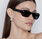 Lu Goldie Jordyn Sunglasses- Black