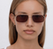 Lu Goldie Evangeline Sunglasses- Coffee