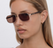 Lu Goldie Evangeline Sunglasses- Coffee