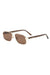 Lu Goldie Evangeline Sunglasses- Coffee