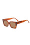 Lu Goldie Lucia Sunglasses- Chestnut