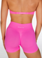 Kikiva Dynamic Halter Twist Crop- Ultra Pink