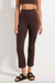 Nimble In Motion Cropped Flare Pant- Chocolate