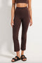 Nimble In Motion Cropped Flare Pant- Chocolate