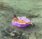 Sunny Life Luxe Lie-On Float Hibiscus- Pastel Lilac