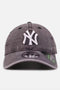 New Era NY 920 Snow Washed Cap- Black