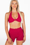 Kikiva Dynamic Infinity Halter- Ruby Red