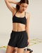 Beyond Yoga In Stride Lined Short- Black