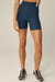 Beyond Yoga Spacedye Keep Pace Pocket Short- Nocturnal Navy