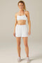 Beyond Yoga In Stride Lined Short- True White