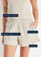 Nimble Coastal Terry Short- Sand