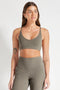 Nimble In Motion V Bralette- Storm Grey